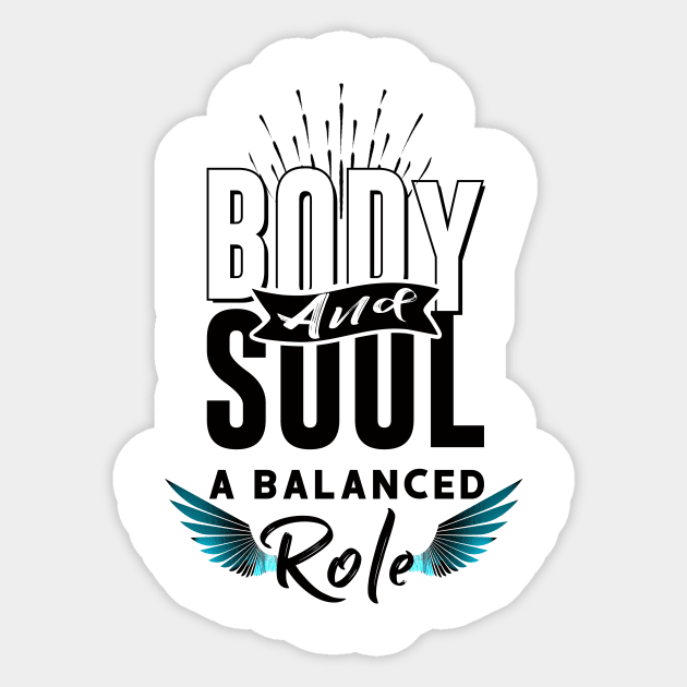 body and soul Sticker by siano